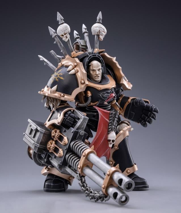 Warhammer 40K Black Legion Chaos Terminator Brother Gornoth 1/18 Scale Figure Gallery Image 3