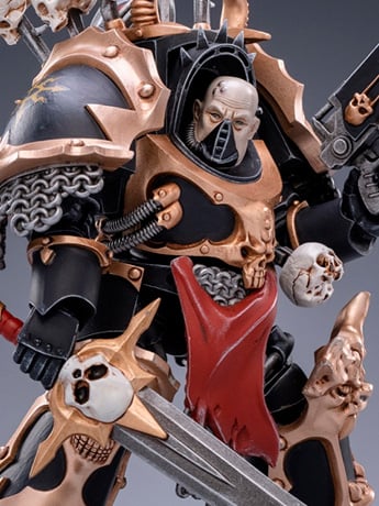 Warhammer 40K Black Legion Chaos Terminator Brother Gnarl 1/18 Scale Figure Gallery Image 2