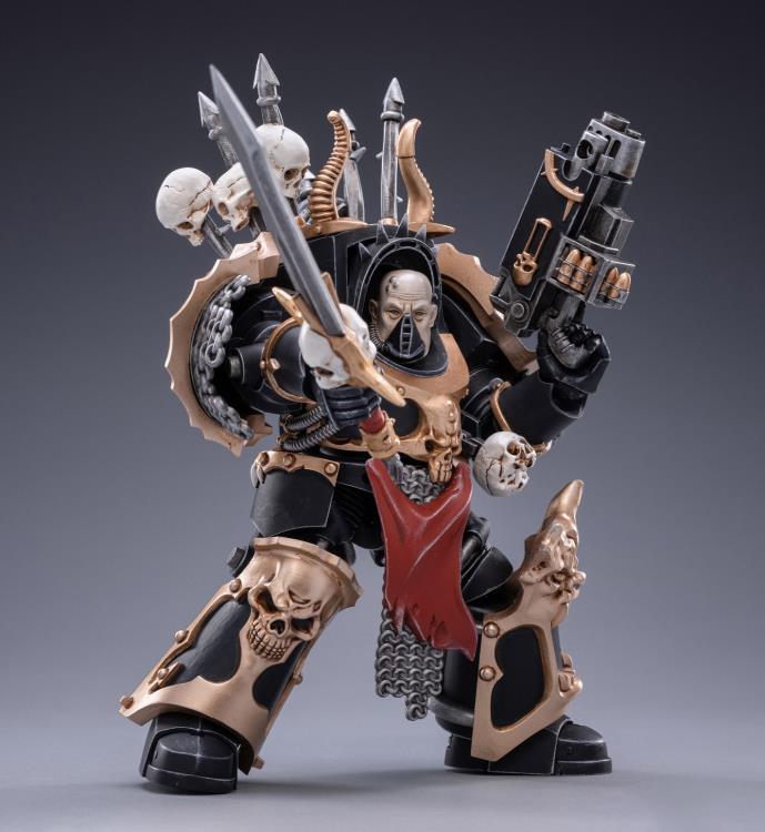 Warhammer 40K Black Legion Chaos Terminator Brother Gnarl 1/18 Scale Figure Gallery Image 4