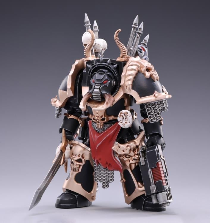 Warhammer 40K Black Legion Chaos Terminator Brother Gnarl 1/18 Scale Figure Gallery Image 7