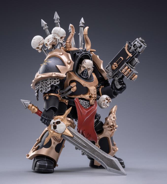 Warhammer 40K Black Legion Chaos Terminator Brother Gnarl 1/18 Scale Figure Gallery Image 3