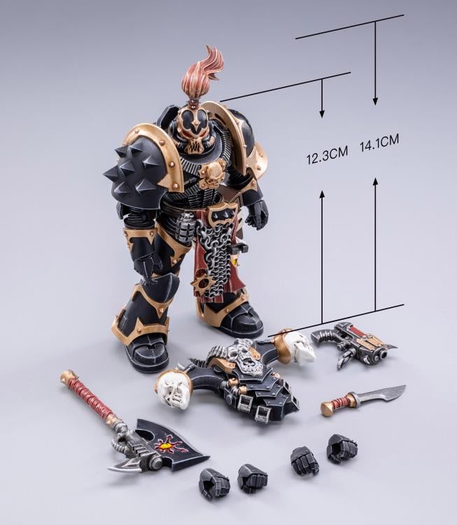 Warhammer 40K Black Legion Brother Narghast 1/18 Scale Figure Gallery Image 6