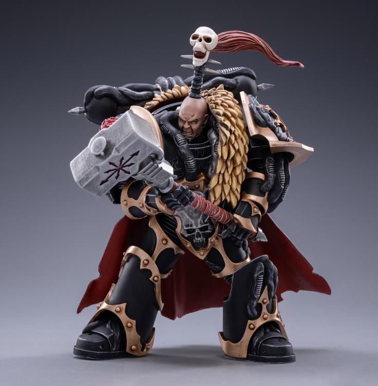 Warhammer 40K Black Legion Chaos Lord Khalos the Ravager 1/18 Scale Figure Gallery Image 4