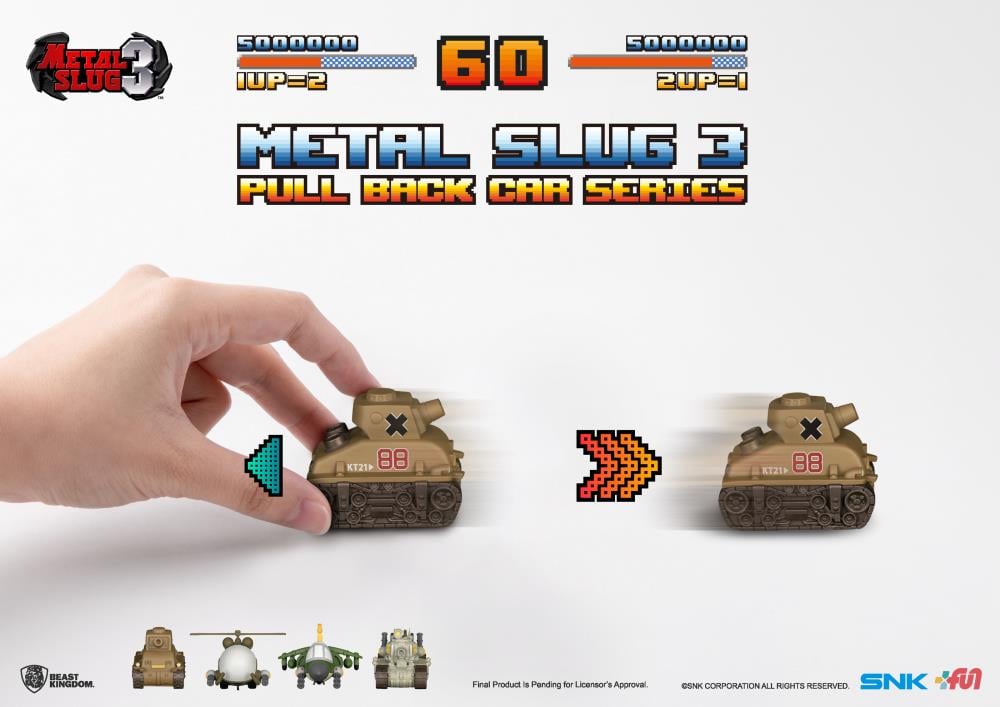 Metal Slug 3 Set of 4 Pull Back Cars Gallery Image 4