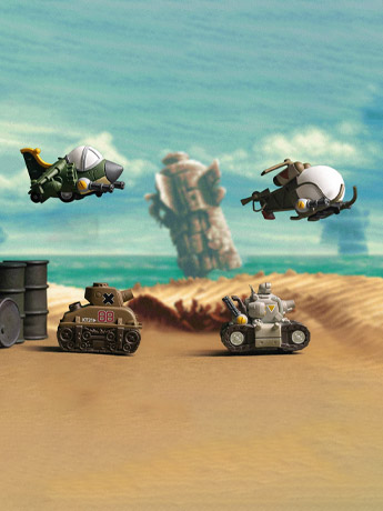 Metal Slug 3 Set of 4 Pull Back Cars Gallery Image 2