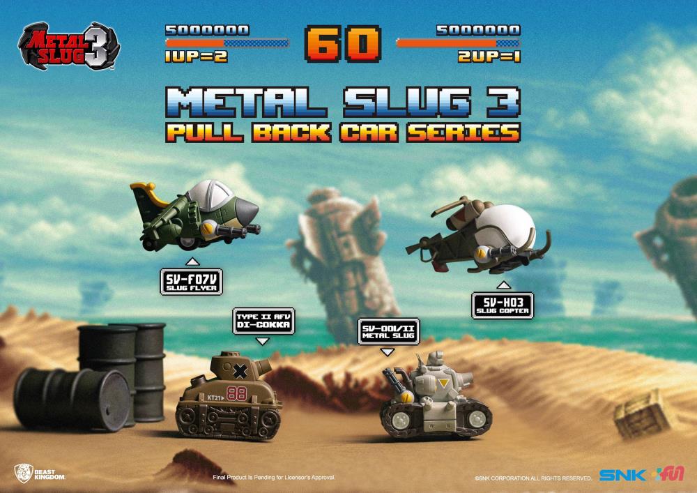 Metal Slug 3 Set of 4 Pull Back Cars Gallery Image 5