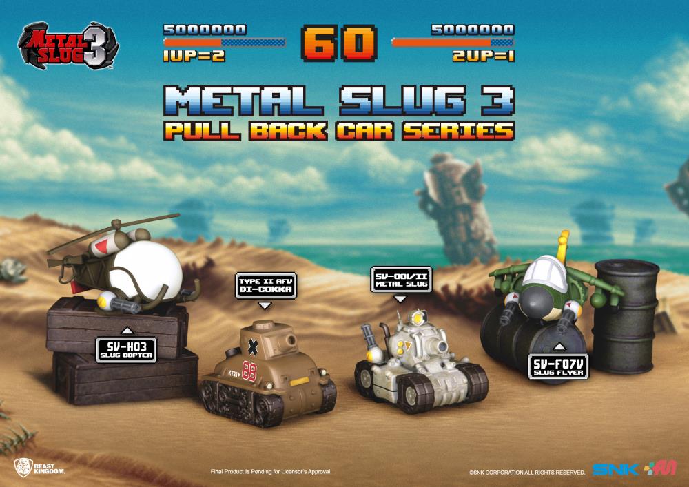 Metal Slug 3 Set of 4 Pull Back Cars Gallery Image 3