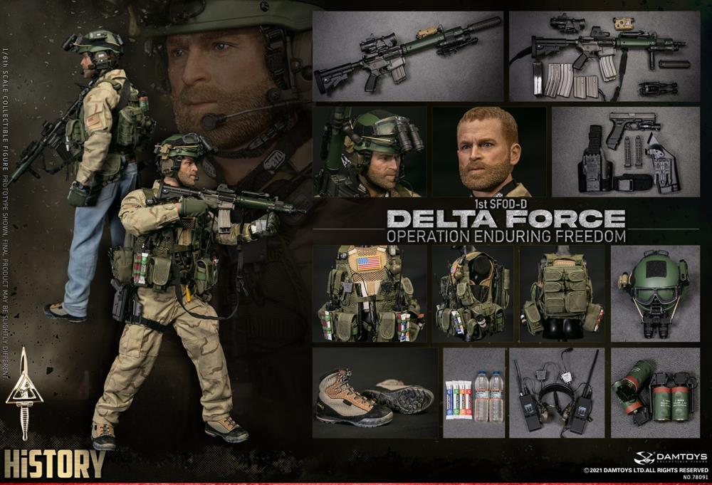 Delta Force 1st SFOD-D Operation Enduring Freedom 1/6 Scale Figure