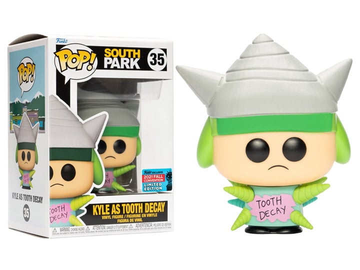 Pop! Animation: South Park: The Stick of Truth - Tooth Decay Kyle 2021 Fall Convention Exclusive Gallery Image 1