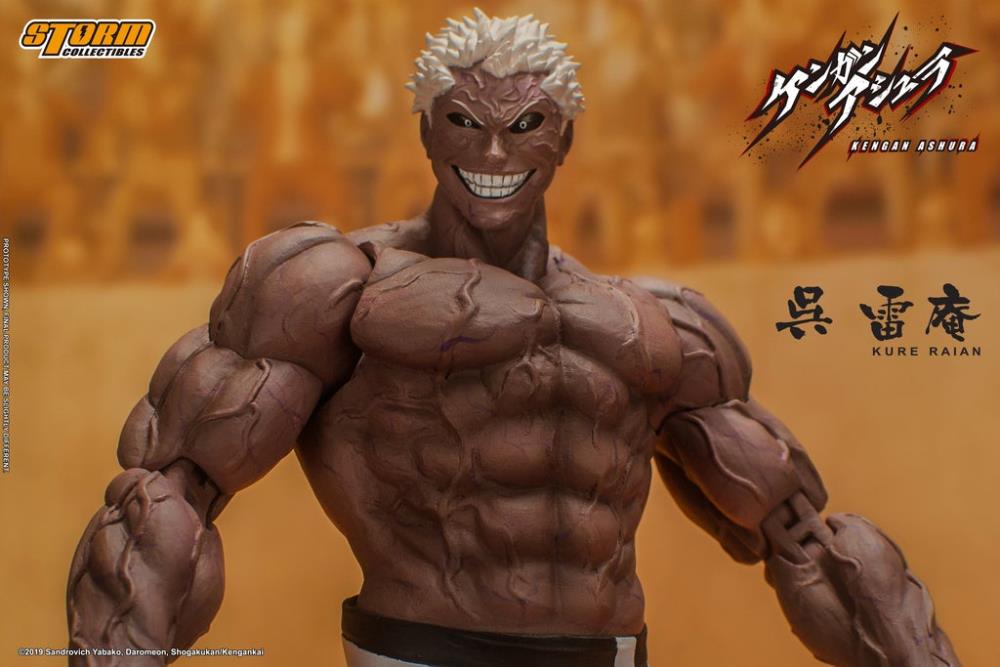 Kengan Ashura Kure Raian 1/12 Scale Action Figure Gallery Image 12