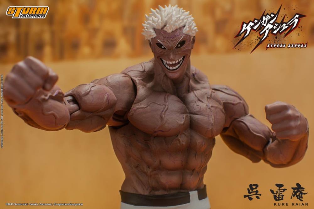 Kengan Ashura Kure Raian 1/12 Scale Action Figure Gallery Image 13