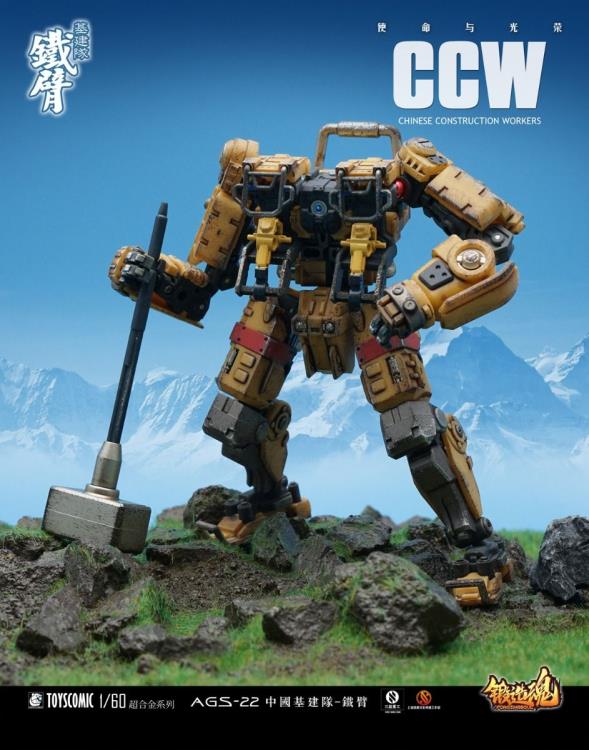 Forging Soul AGS-22 Chinese Construction Worker 1/60 Scale Figure Gallery Image 4