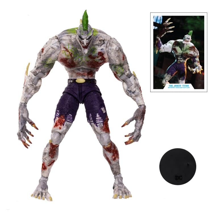 Batman: Arkham Asylum DC Multiverse The Joker Titan Mega Action Figure Gallery Image 8