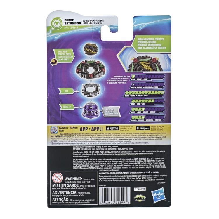 Beyblade Burst Speedstorm Curse Satomb S6 Starter Pack Gallery Image 4