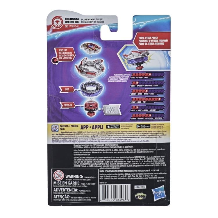 Beyblade Burst Speedstorm Kolossal Helios H6 Starter Pack Gallery Image 4