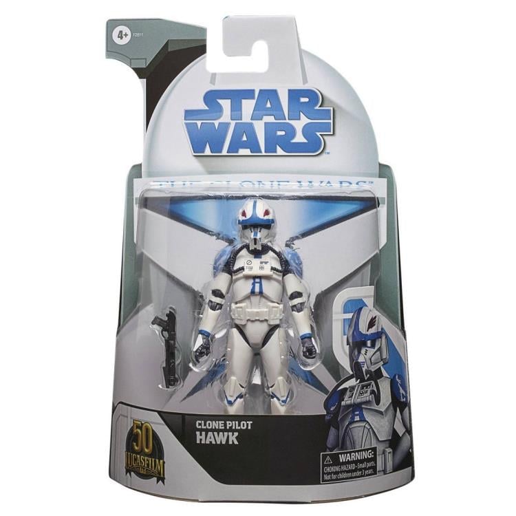 Star Wars 50th Anniversary The Black Series Clone Pilot Hawk (The Clone Wars) Gallery Image 4