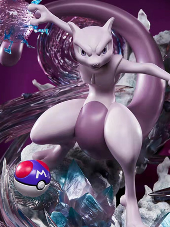 Pokemon Mewtwo Statue Gallery Image 2