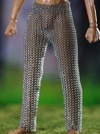 Stainless Steel Chainmail Pants (Male) 1/6 Scale Accessory Gallery Image 2