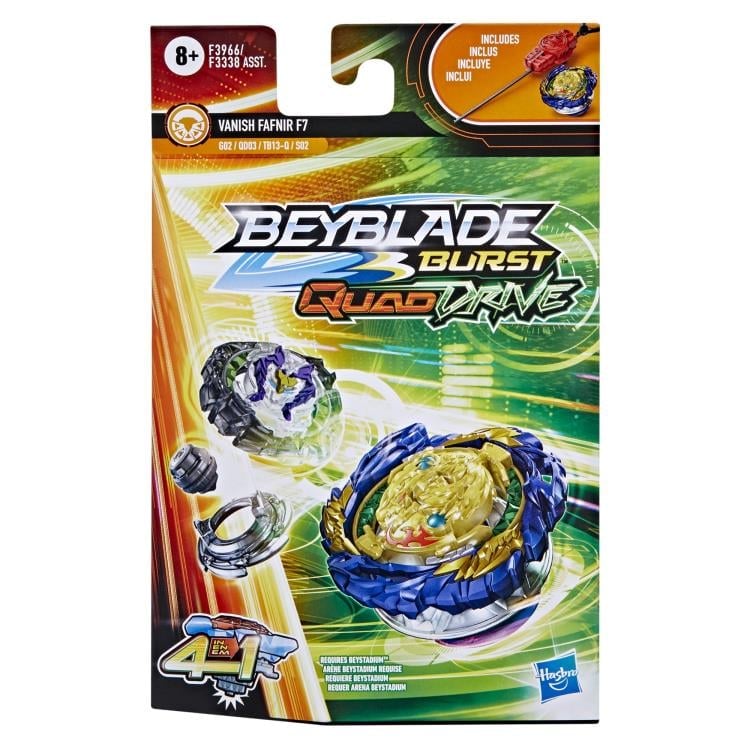 Beyblade Burst QuadDrive Vanish Fafnir F7 Starter Pack Gallery Image 3