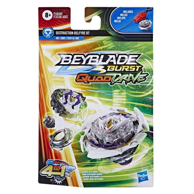 Beyblade Burst QuadDrive Destruction Belfyre B7 Starter Pack Gallery Image 3