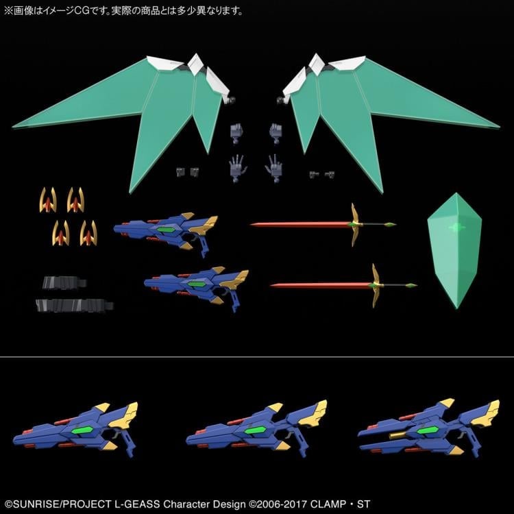 Code Geass HG Z-01Z Lancelot Albion 1/35 Scale Model Kit Gallery Image 11