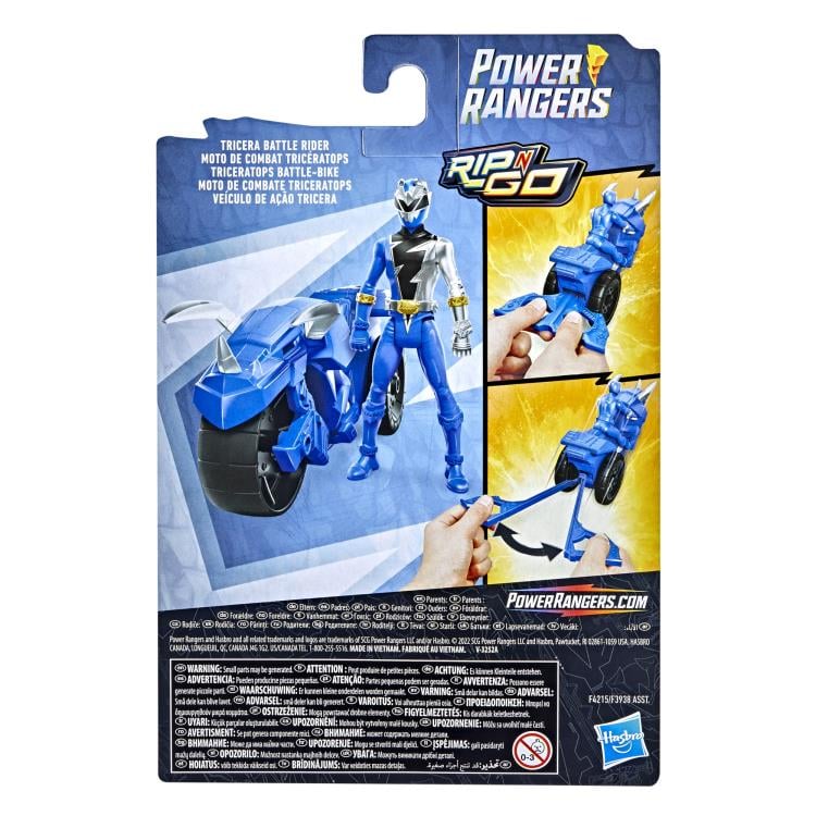 Power Rangers Dino Fury Rip N Go Tricera Battle Rider Gallery Image 12