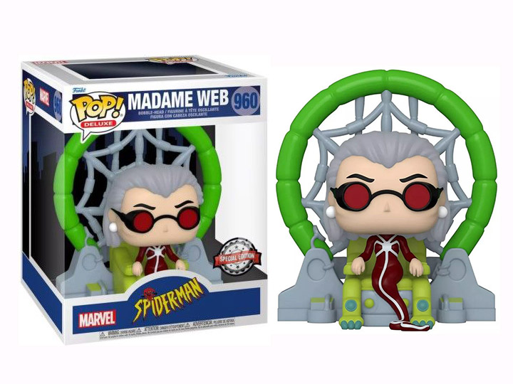 Pop! Deluxe: Spider-Man - 6" Madame Web Exclusive Gallery Image 1