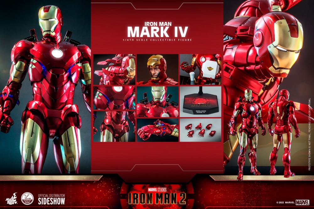 Iron Man 2 QS020 Iron Man 1/4 Scale Collectible Figure Gallery Image 15