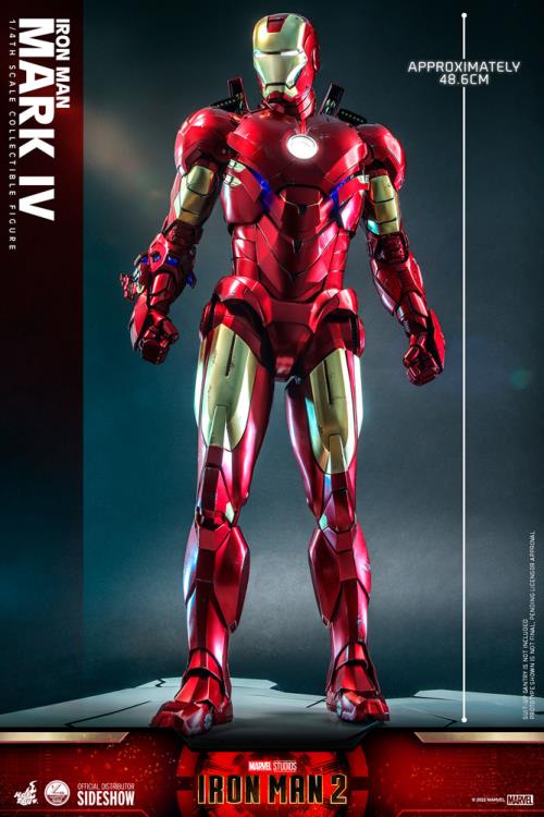 Iron Man 2 QS020 Iron Man 1/4 Scale Collectible Figure Gallery Image 3