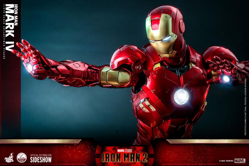 Iron Man 2 QS020 Iron Man 1/4 Scale Collectible Figure Gallery Image 7