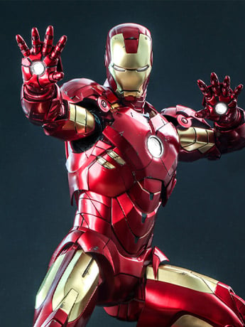 Iron Man 2 QS020 Iron Man 1/4 Scale Collectible Figure Gallery Image 2