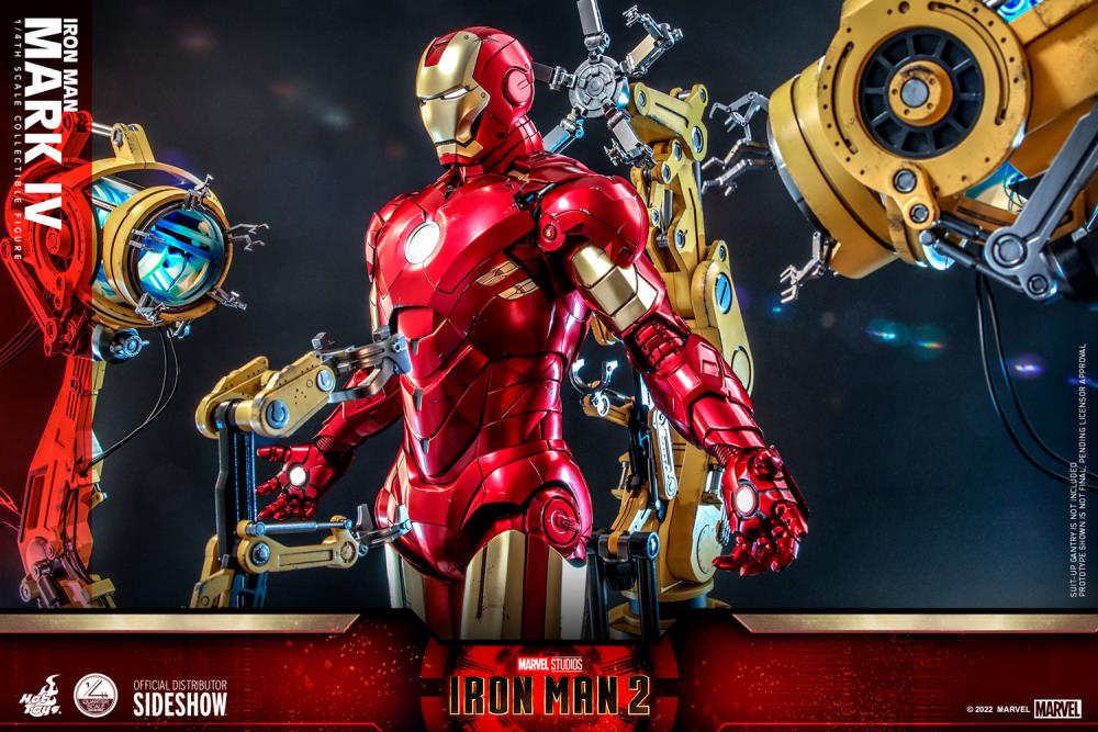 Iron Man 2 QS020 Iron Man 1/4 Scale Collectible Figure Gallery Image 12