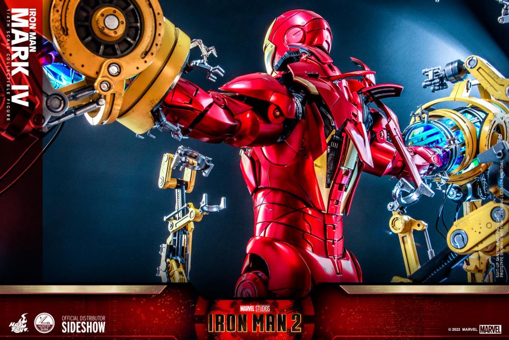 Iron Man 2 QS020 Iron Man 1/4 Scale Collectible Figure Gallery Image 13