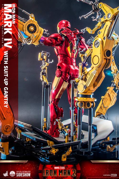Iron Man 2 QS021 Iron Man and Suit-Up Gantry 1/4 Scale Collectible Figure Set Gallery Image 16
