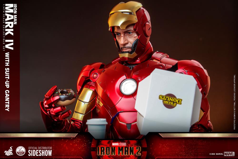 Iron Man 2 QS021 Iron Man and Suit-Up Gantry 1/4 Scale Collectible Figure Set Gallery Image 22