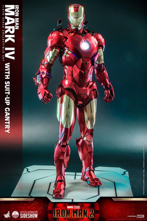 Iron Man 2 QS021 Iron Man and Suit-Up Gantry 1/4 Scale Collectible Figure Set Gallery Image 18