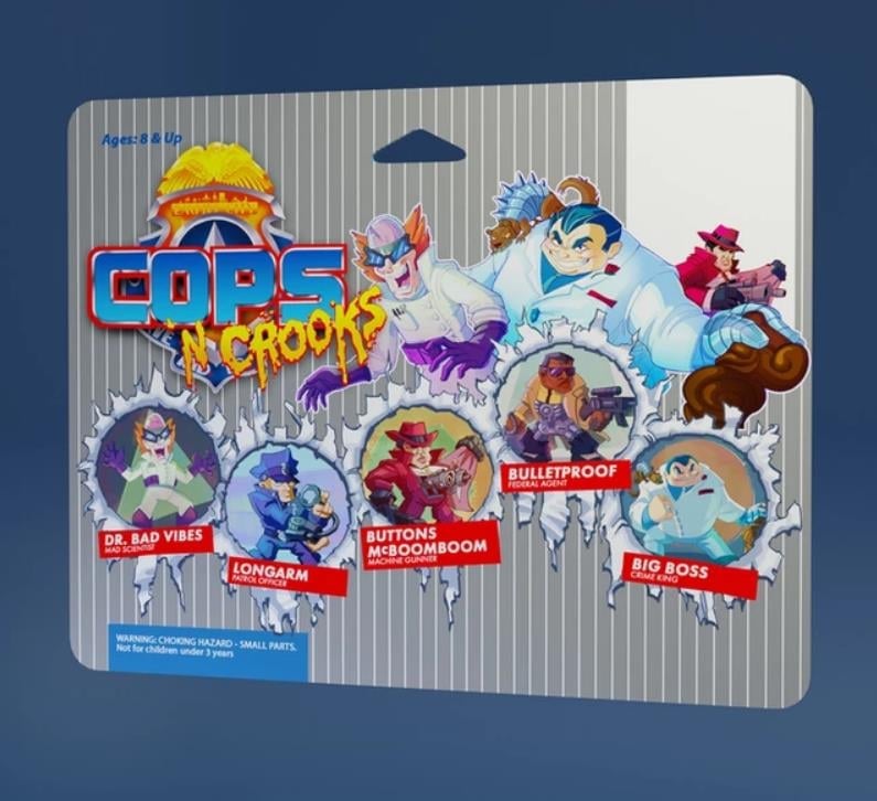 COPS 'N CROOKS Limited Edition Figure Five-Pack (Color Ver.) Gallery Image 4
