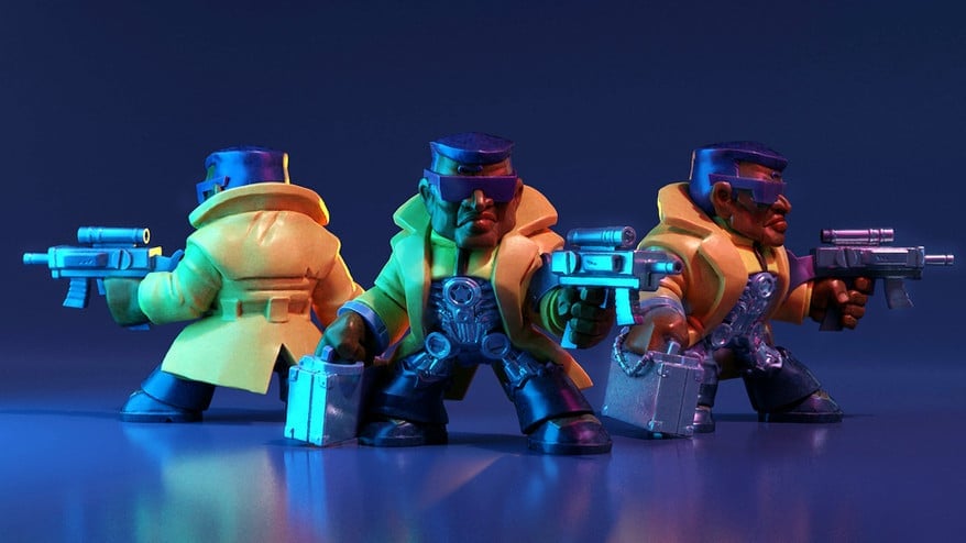 COPS 'N CROOKS Limited Edition Figure Five-Pack (Color Ver.) Gallery Image 5