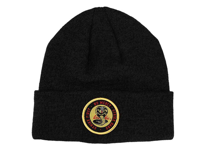 Cobra Kai Woven Patch Beanie Gallery Image 1
