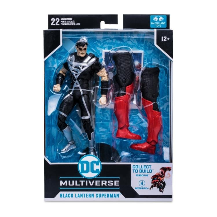 Blackest Night DC Multiverse Superman (Black Lantern) Action Figure (Collect to Build: Atrocitus) Gallery Image 11