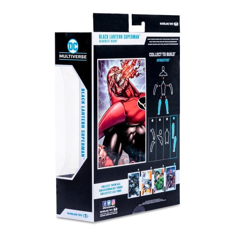 Blackest Night DC Multiverse Superman (Black Lantern) Action Figure (Collect to Build: Atrocitus) Gallery Image 13