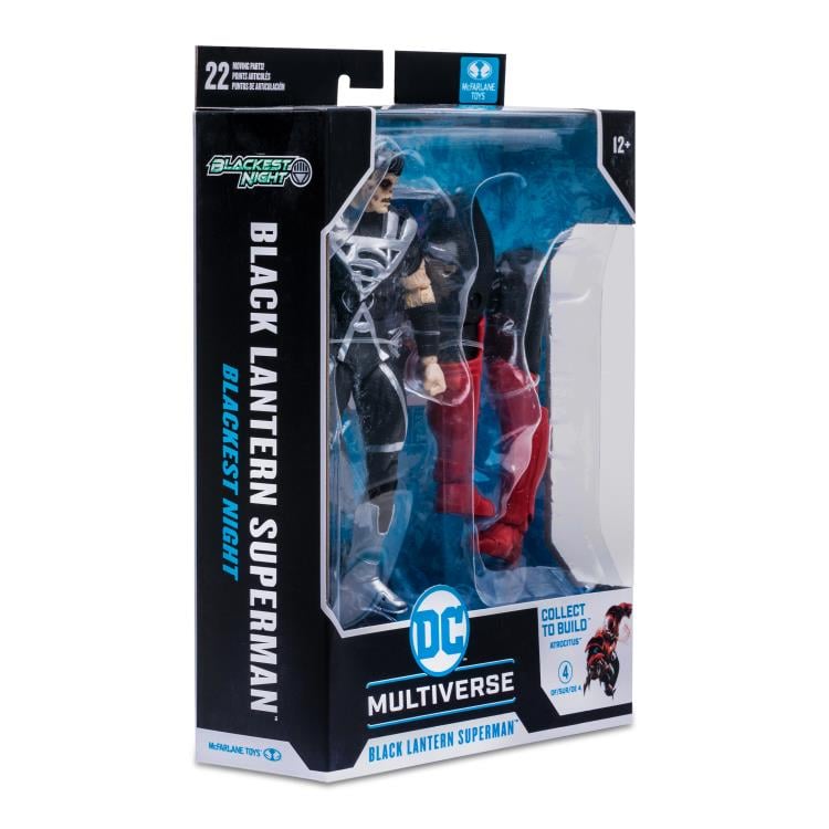 Blackest Night DC Multiverse Superman (Black Lantern) Action Figure (Collect to Build: Atrocitus) Gallery Image 12