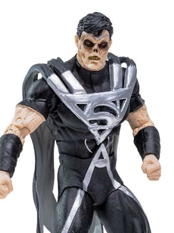 Blackest Night DC Multiverse Superman (Black Lantern) Action Figure (Collect to Build: Atrocitus) Gallery Image 2