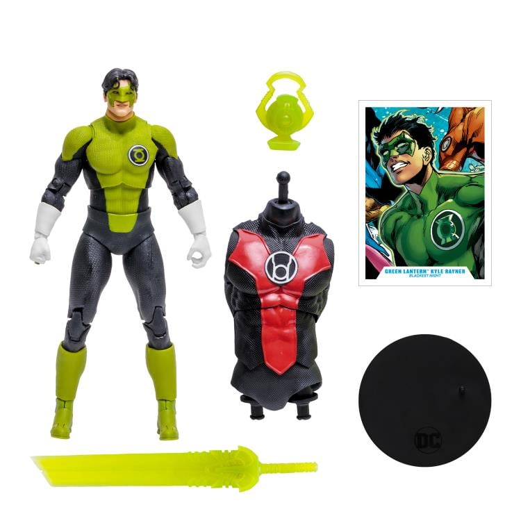 Blackest Night DC Multiverse Green Lantern (Kyle Rayner) Action Figure (Collect to Build: Atrocitus) Gallery Image 10