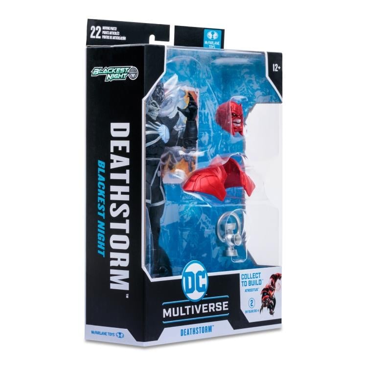 Blackest Night DC Multiverse Deathstorm Action Figure (Collect to Build: Atrocitus) Gallery Image 12