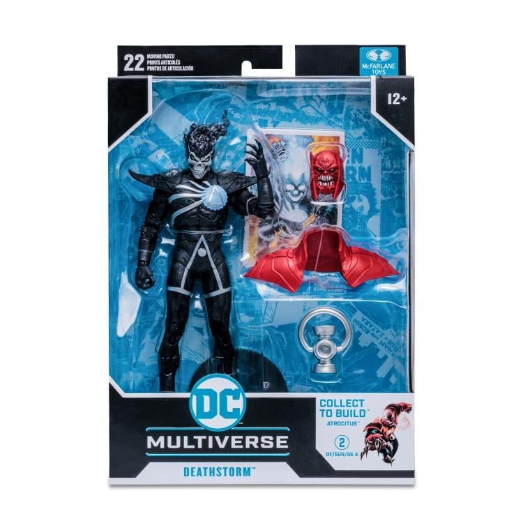 Blackest Night DC Multiverse Deathstorm Action Figure (Collect to Build: Atrocitus) Gallery Image 11