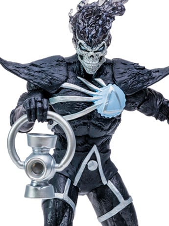 Blackest Night DC Multiverse Deathstorm Action Figure (Collect to Build: Atrocitus) Gallery Image 2