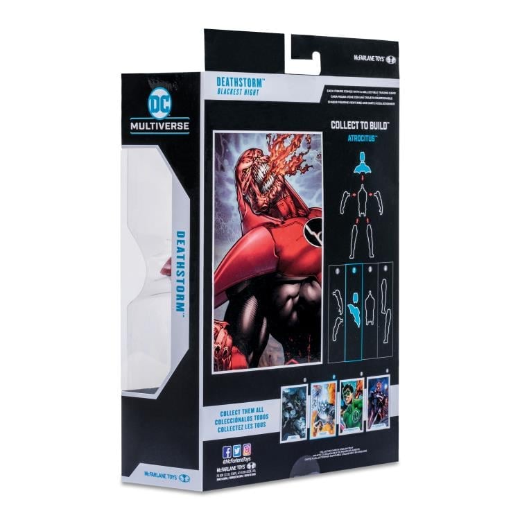 Blackest Night DC Multiverse Deathstorm Action Figure (Collect to Build: Atrocitus) Gallery Image 13