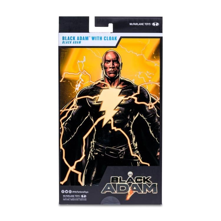 Black Adam DC Multiverse Black Adam (Cloak) Action Figure Gallery Image 12