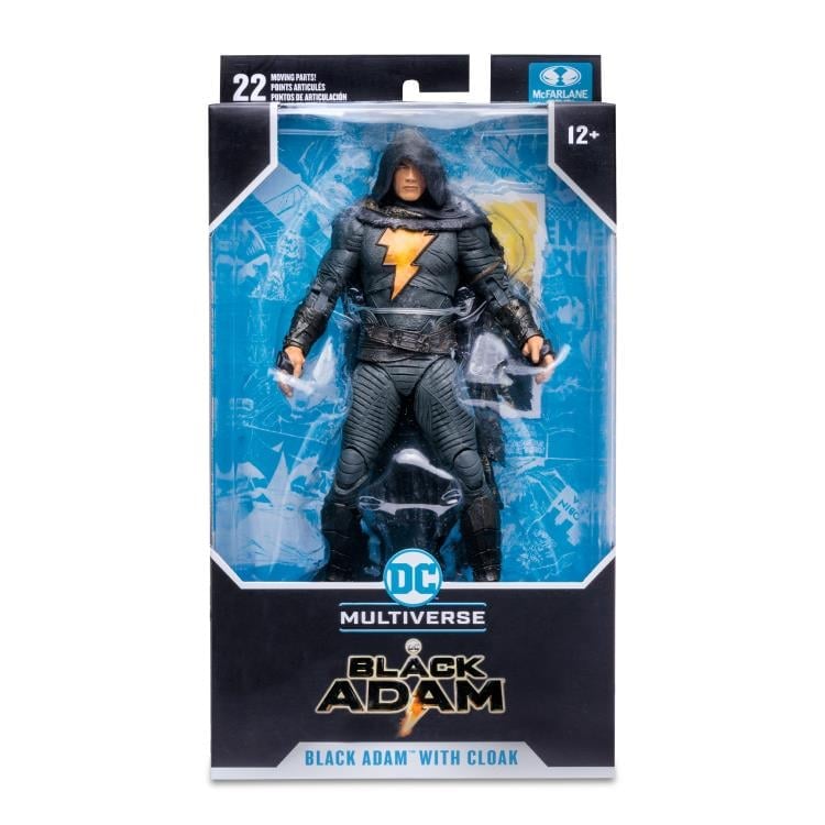 Black Adam DC Multiverse Black Adam (Cloak) Action Figure Gallery Image 10